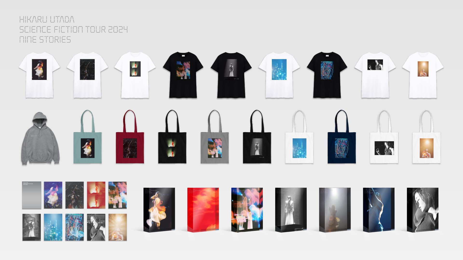 New Galleryによる写真集・写真展「HIKARU UTADA SCIENCE FICTION TOUR 2024 NINE STORIES」限定グッズ情報公開、大阪にて特別インス タレーションもスタートのサムネイル