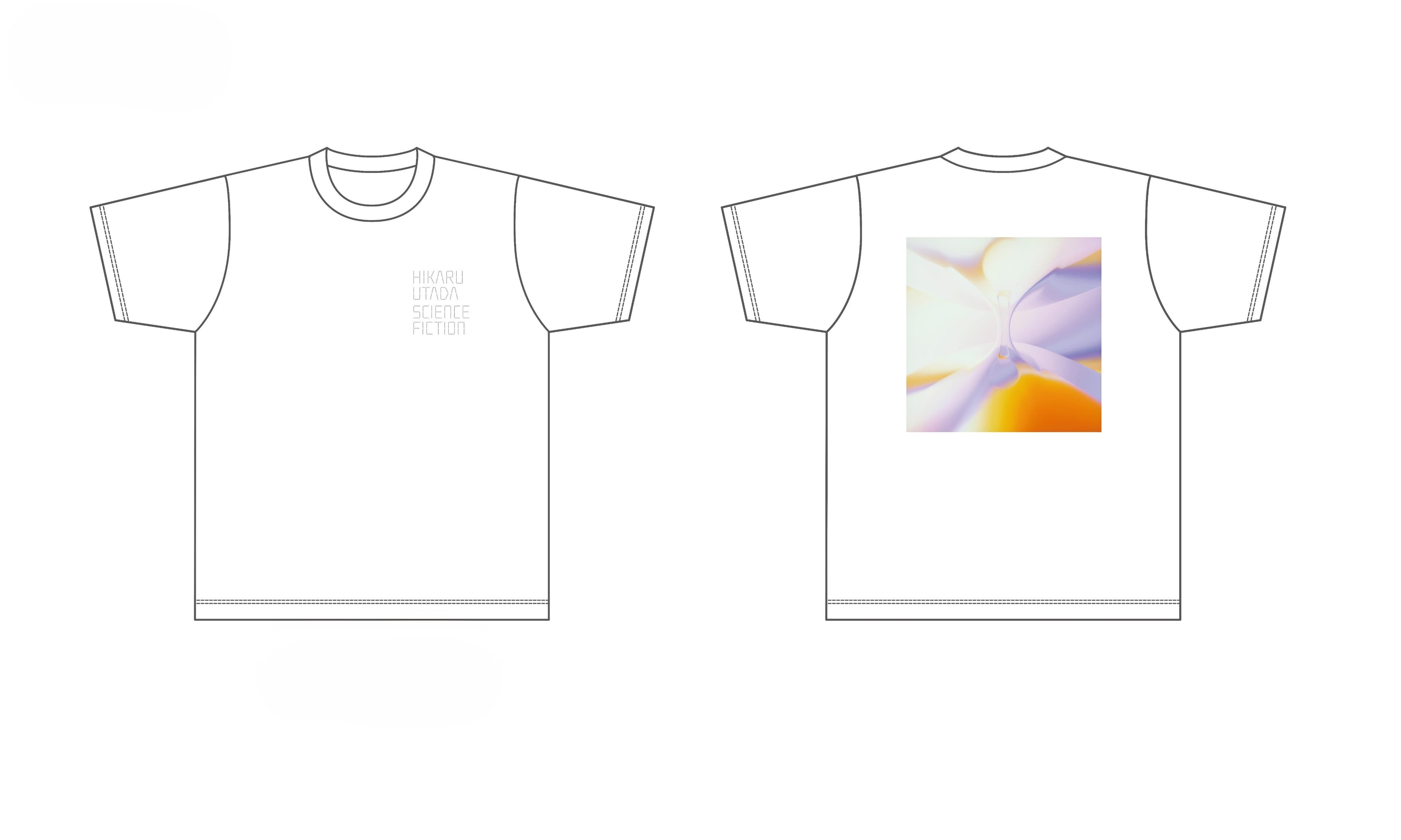 宇多田ヒカル「SCIENCE FICTION」アナログ盤 封入シリアル応募特典 「オリジナルTシャツ」のデザインが決定!のサムネイル